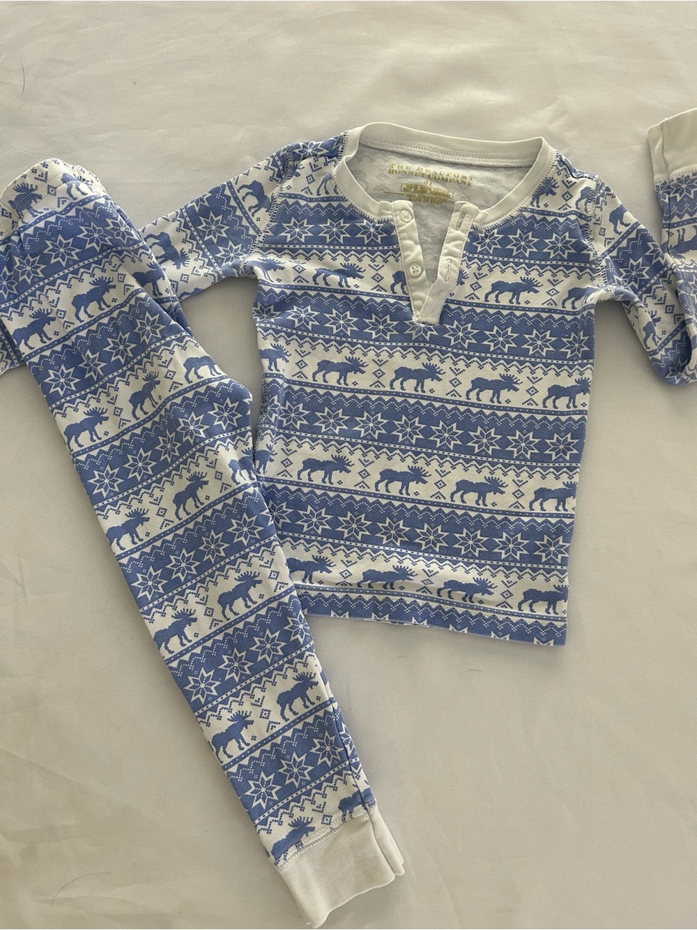 The Beaufort Bonnet Co Sutton’s Sweet Dream Frosty Fairisle pajama set